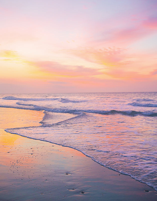 purple and pink sunrise beach photographs