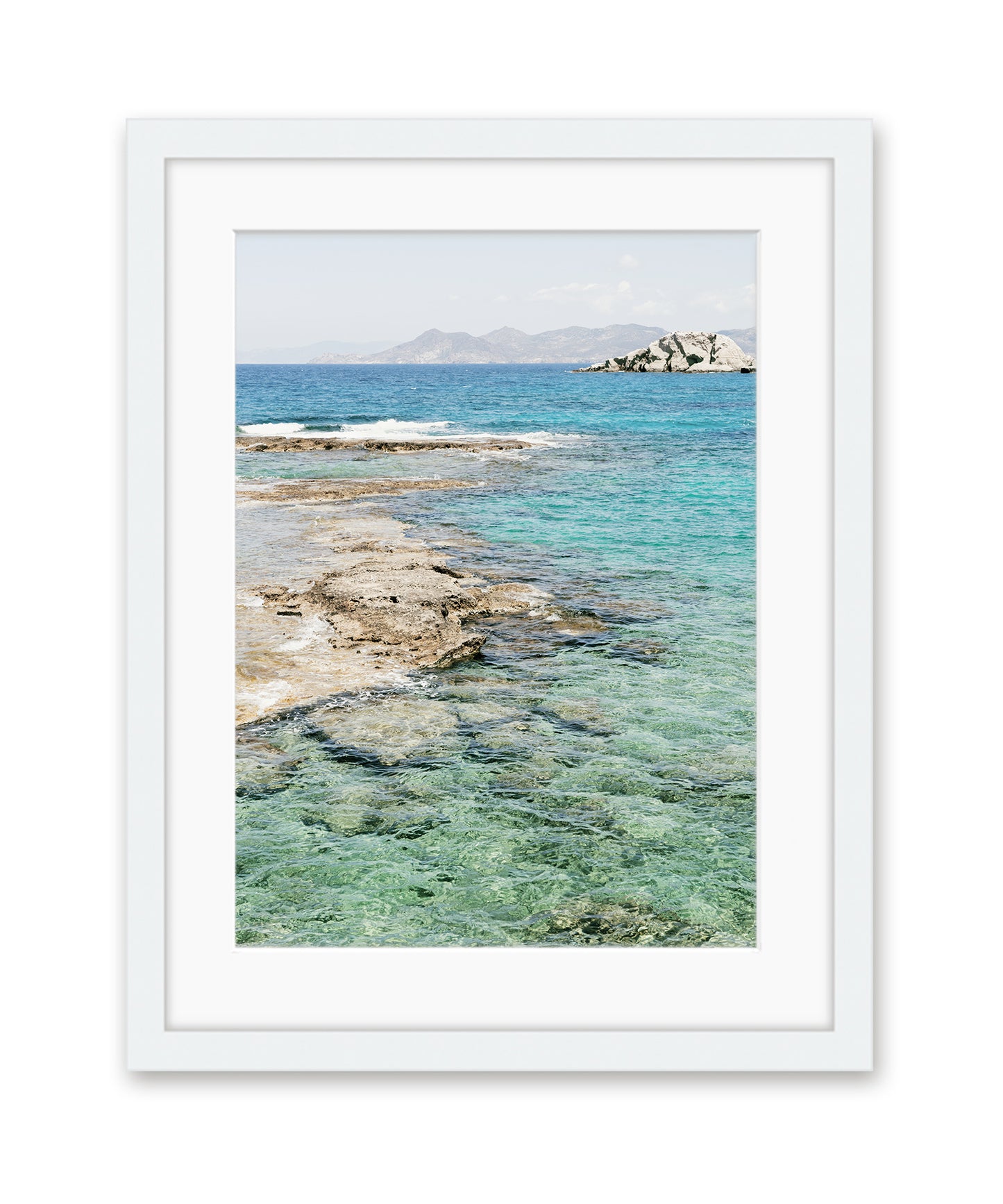 Aegean Sea Coastal Art Print | Milos, Greece