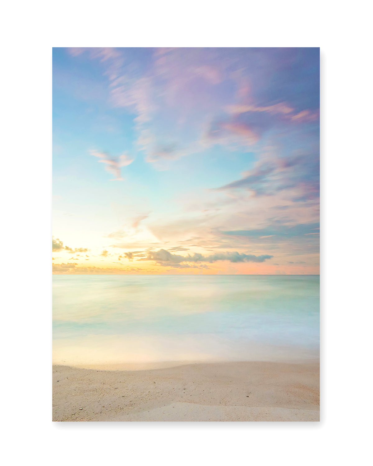 Pastel Abstract Sunrise Wrightsville Beach Photograph Wright and Roam