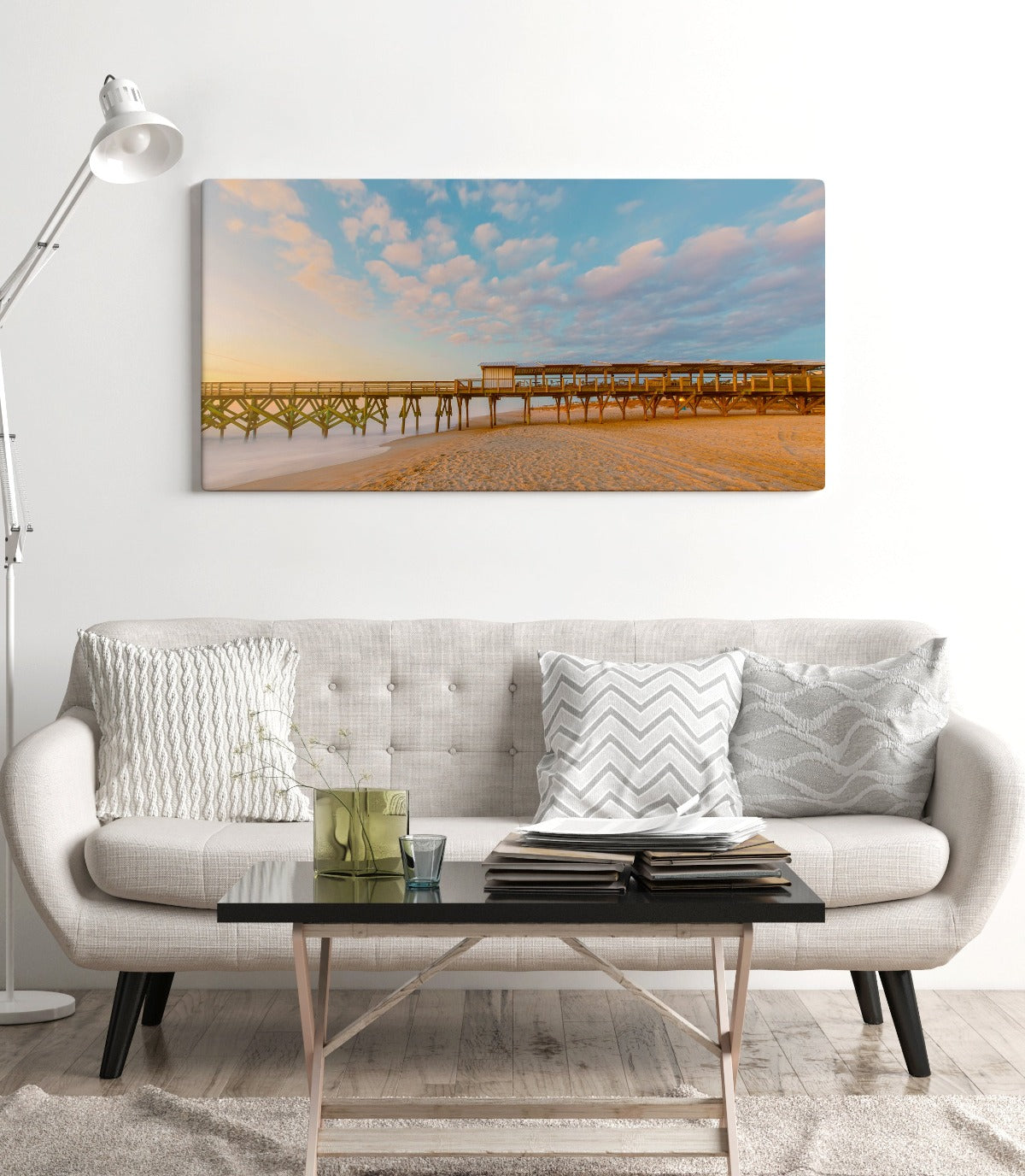 Custom Canvas Pier Print