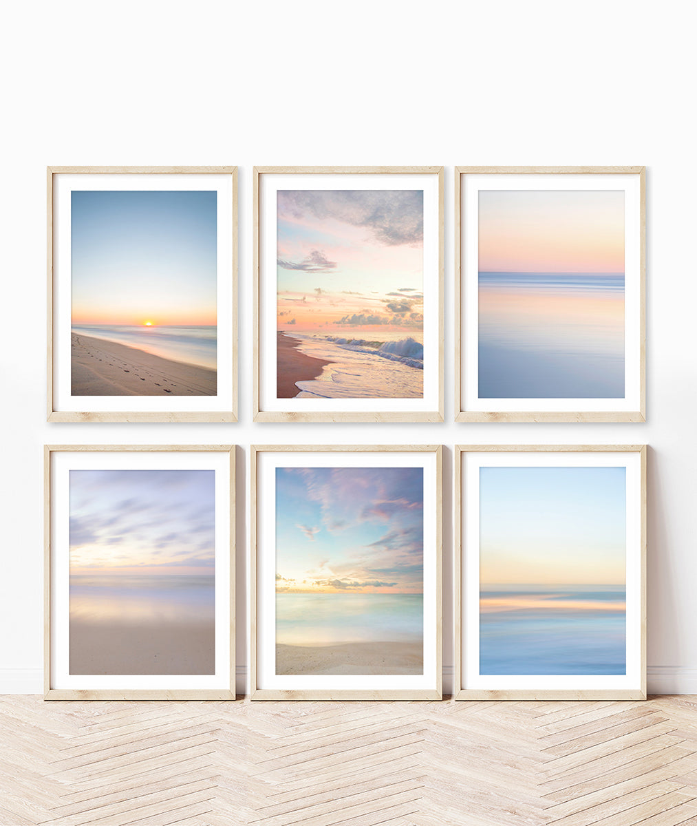 Neutral, Minimal Beach Prints, Set of 6, Gallery Wall – Wright + Roam neutral-minimal-beach-prints-set-of-6-gallery-wall-wright-roam
