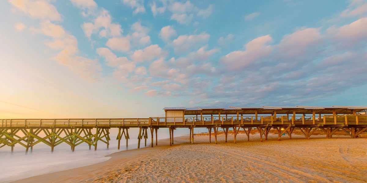 Custom Canvas Pier Print
