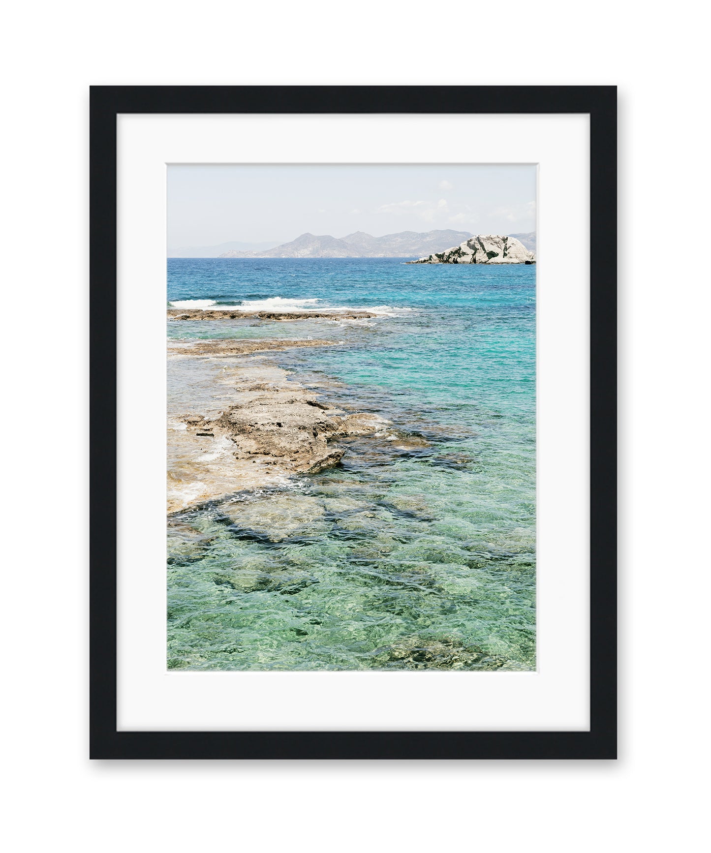 Aegean Sea Coastal Art Print | Milos, Greece