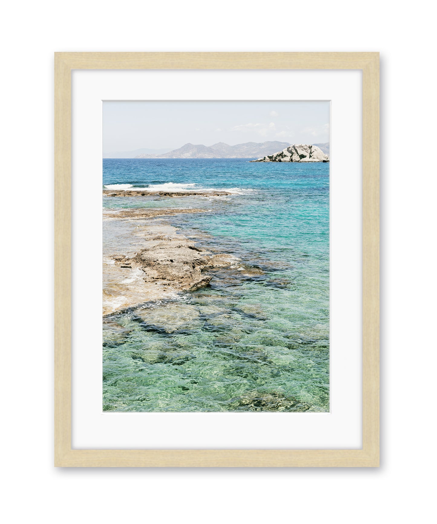 Aegean Sea Coastal Art Print | Milos, Greece