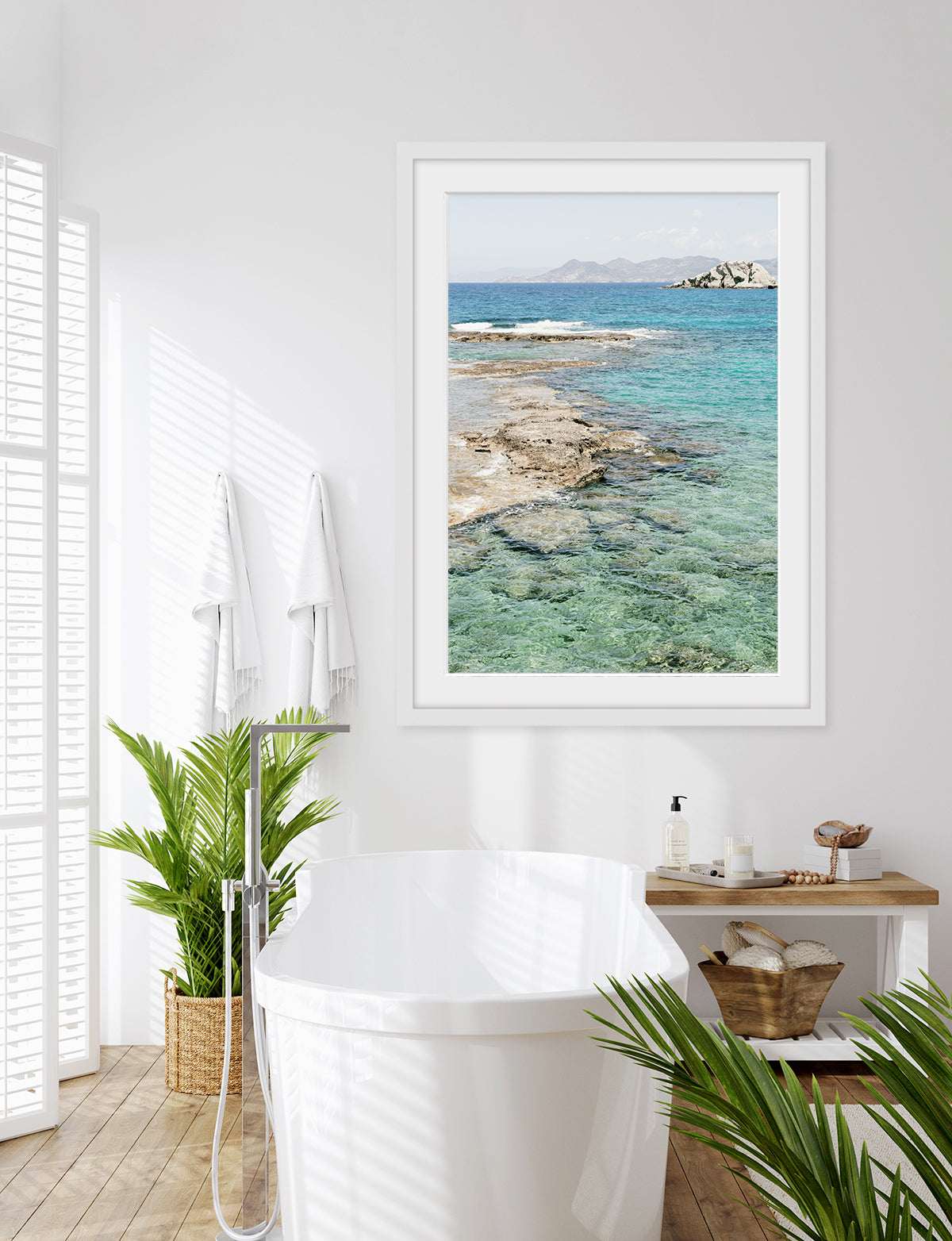 Aegean Sea Coastal Art Print | Milos, Greece