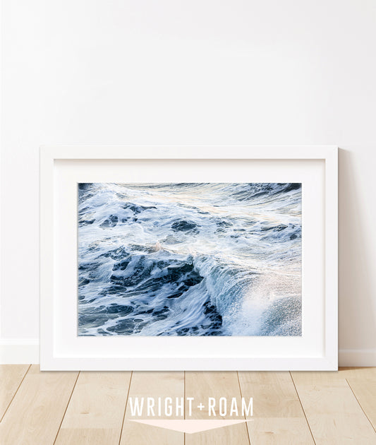 textured wave ocean photograph