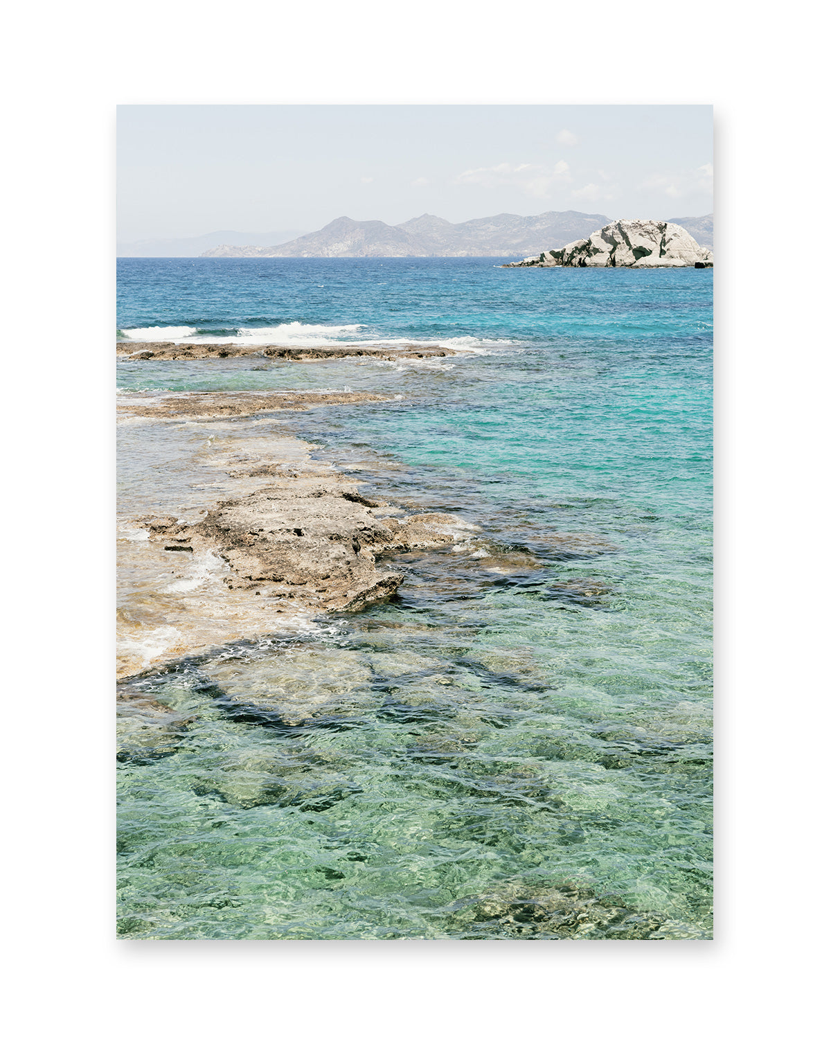 Aegean Sea Coastal Art Print | Milos, Greece