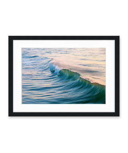 ocean poster -blue wave photograph 