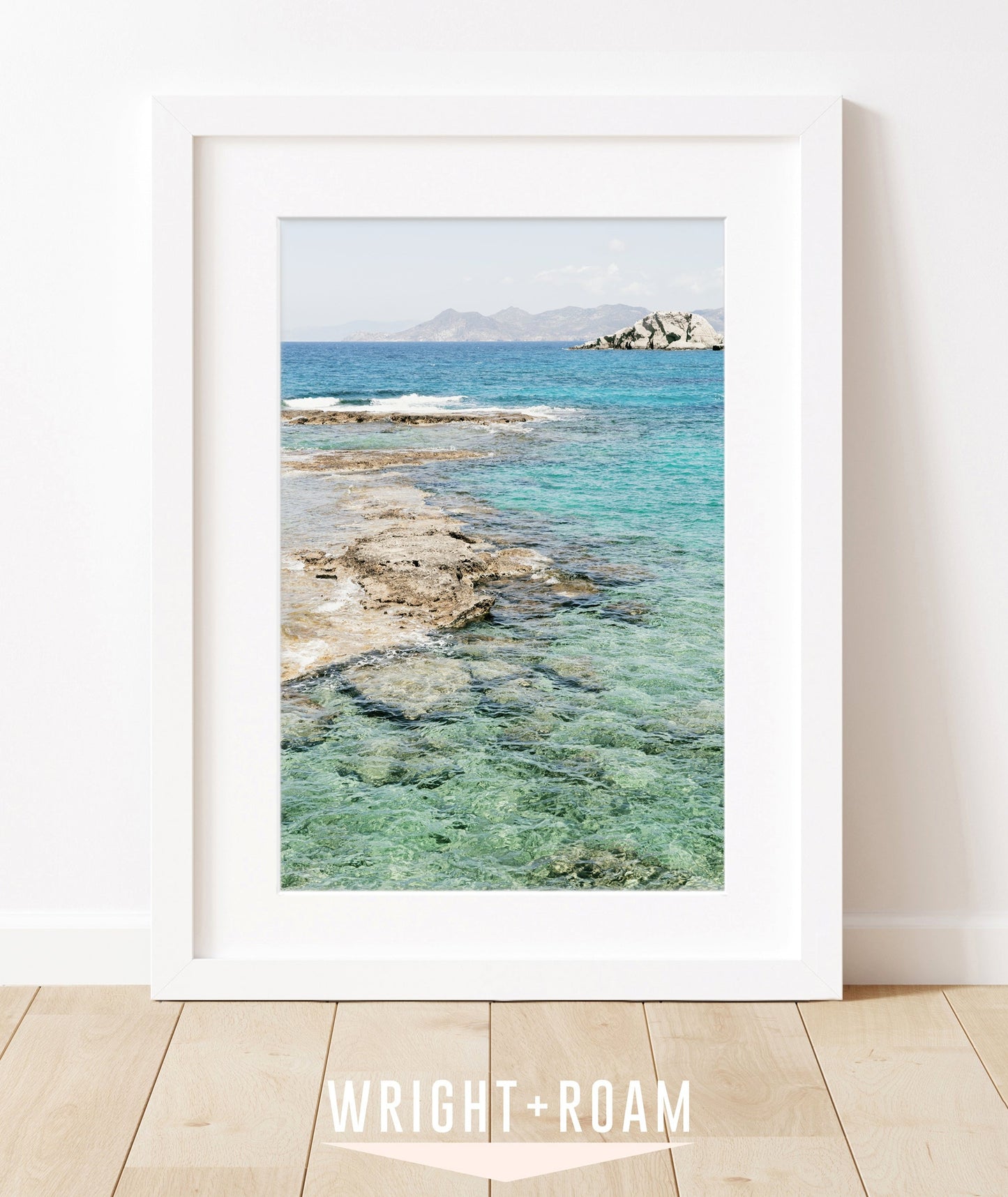 Aegean Sea Coastal Art Print | Milos, Greece