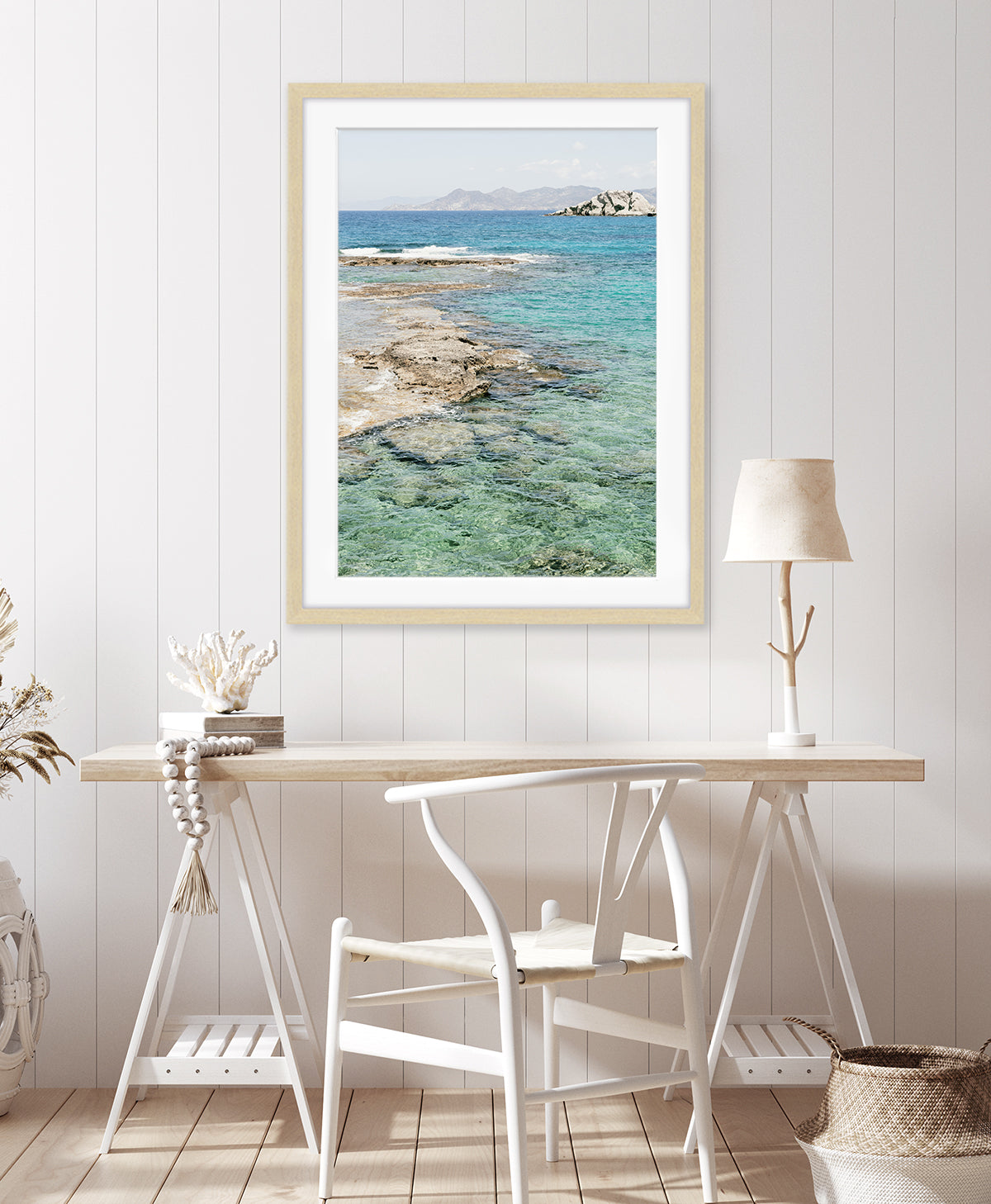 Aegean Sea Coastal Art Print | Milos, Greece