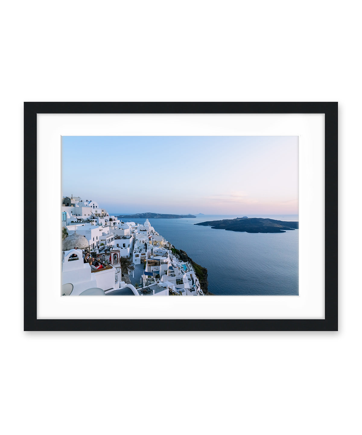 Blue Sunset Santorini Greece