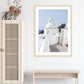 Greece Church | Santorini Blue Art Print