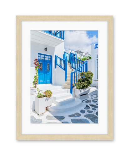 Blue Door in Mykonos
