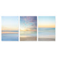 set of 3, abstract minimal beach prints by Wright and Roam
