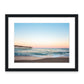 blue sunset beach photograph, Carolina beach, black frame by Wright and Roam