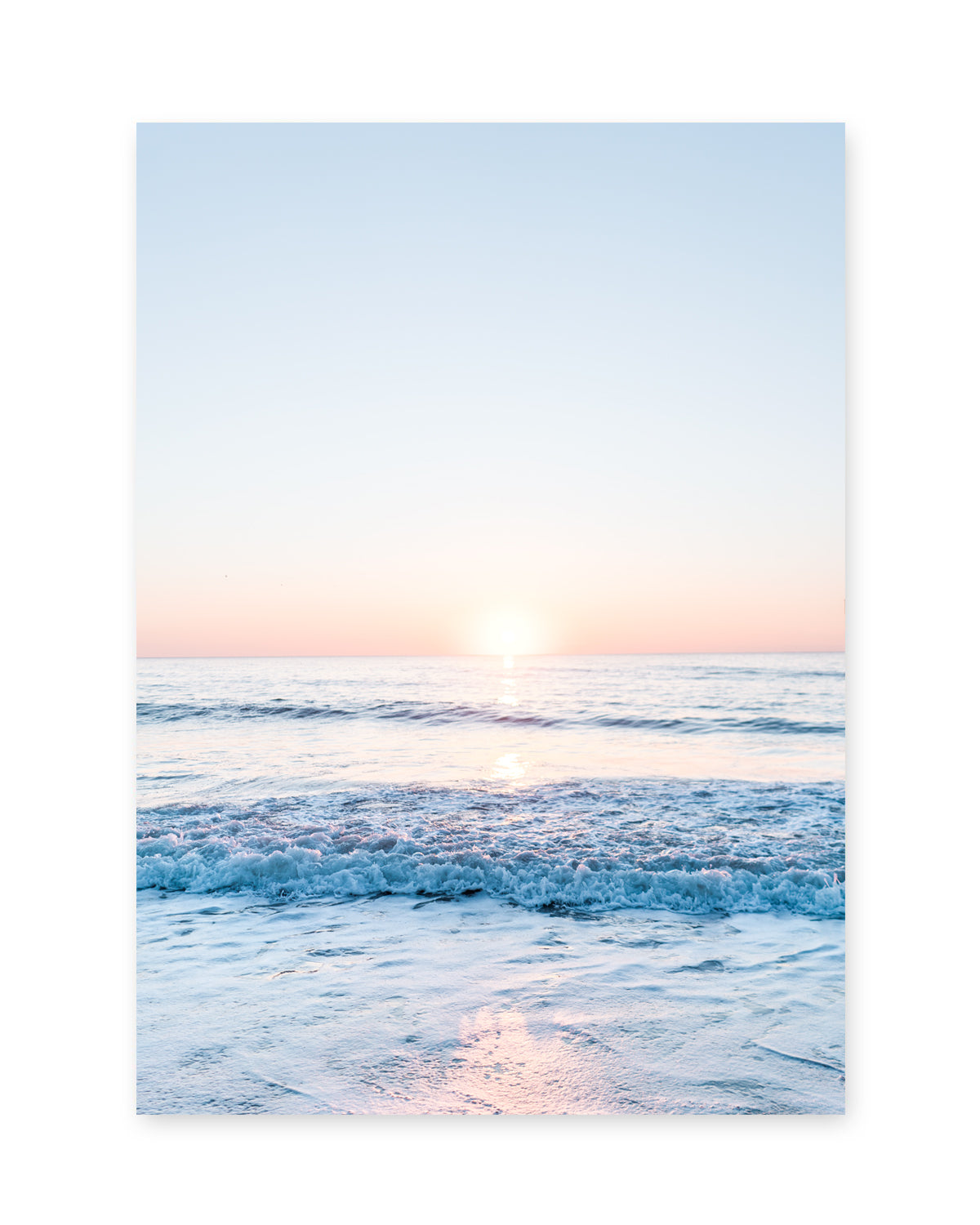 Pastel Blue Wrightsville Beach Photograph by Wright and Roam