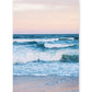 Sunset Blue Waves Wrightsville Beach Photograph, Wright and Roam