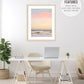Pastel Warm Sunset Beach Print