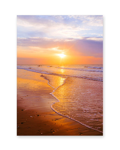 colorful sunrise wrightsville beach photograph