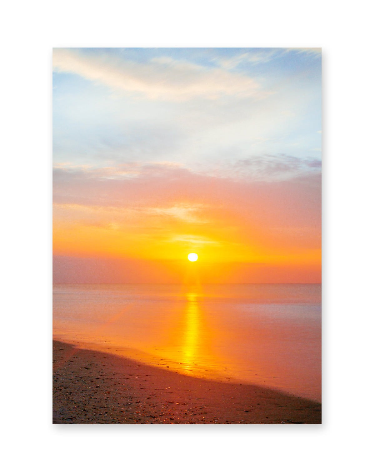 Colorful Sunrise Wrightsville Beach Photograph, by Wright and Roam