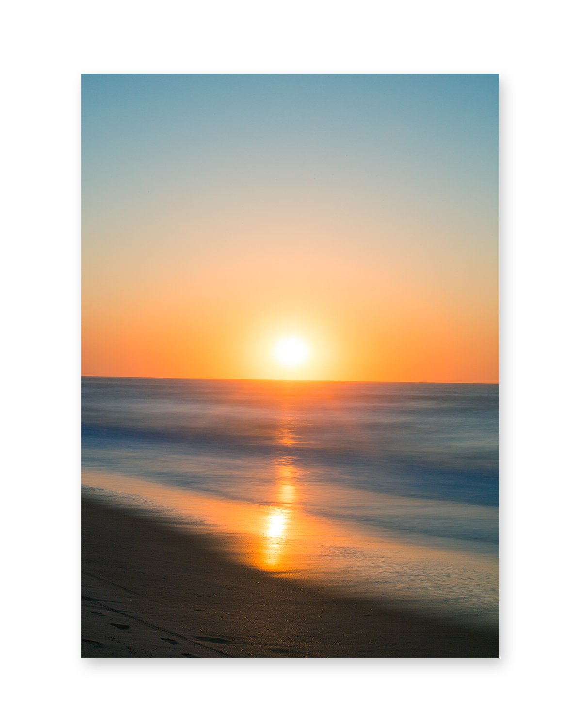 sunrise beach photograph, wright and roam