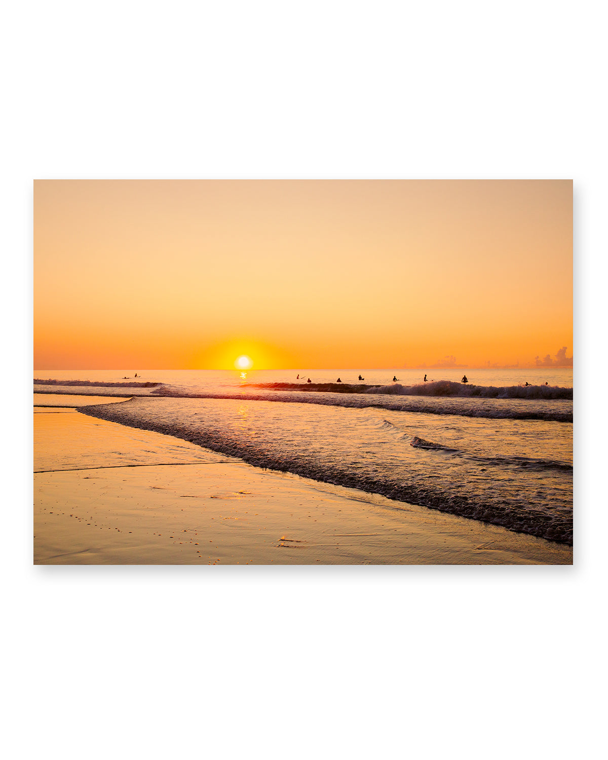 golden sunrise beach photograph