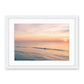 Sunrise Wrightsville Beach Photograph, white frame
