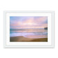 Outer Banks, beach sunrise wall art photograph by Wright and Roam, white frame