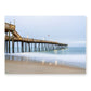 outer banks, avalon pier, blue beach wall art photograph by Wright and Roam