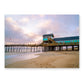 outer banks, avalon pier beach wall art print by Wright and Roam