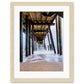 outer banks, avalon pier photograph art print by Wright and Roam, wood frame