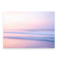 pastel pink abstract minimal ocean waves beach photograph by Wright and Roam