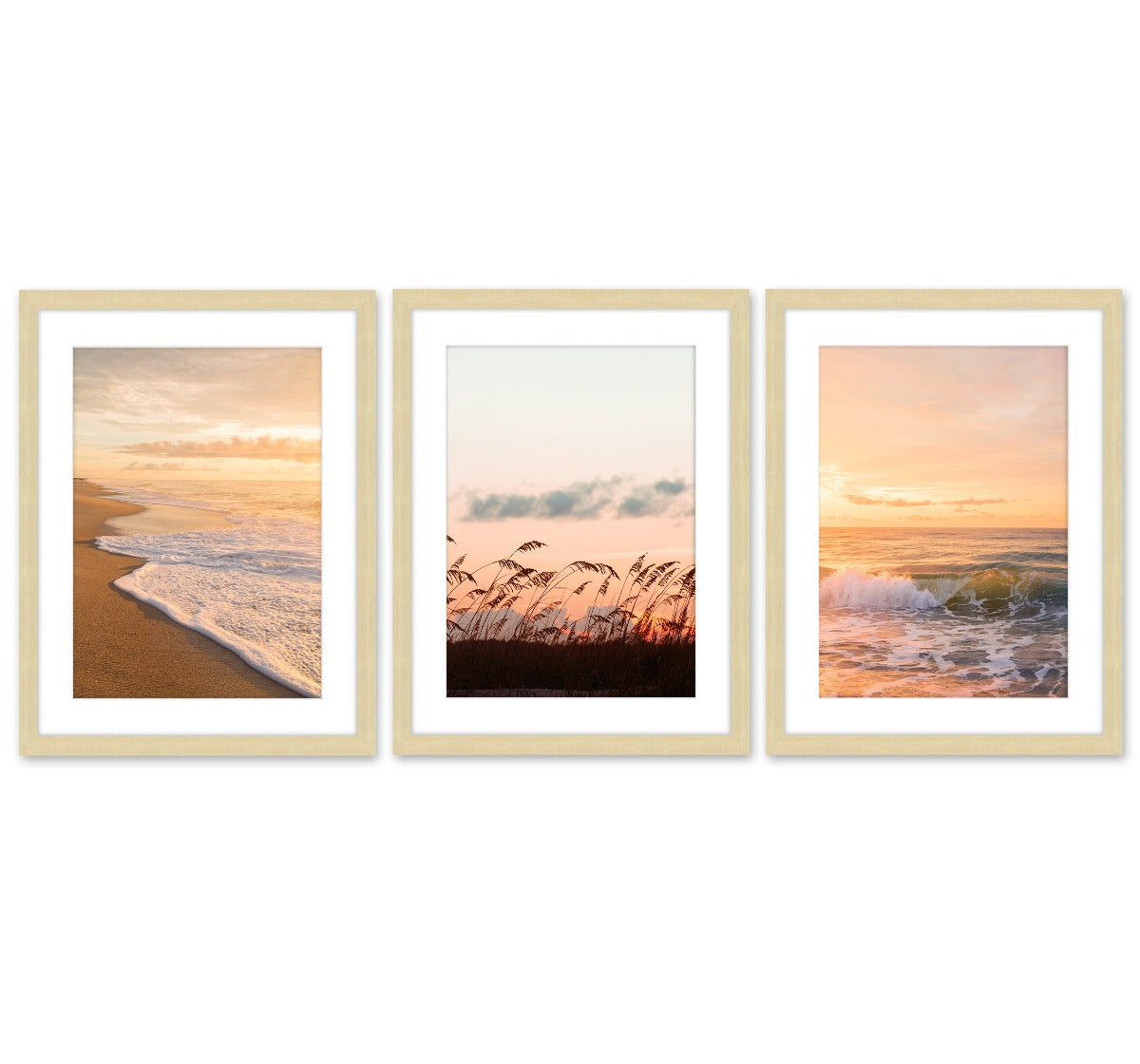 DREAMSCAPE 2024 THREE, Colour Photography Print Set, Set Of 3, Coastal Photography, Ocean Photography, North Coast Sunset, Home Decor, Wall Art