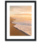 warm sunrise beach photograph wright and roam black frame