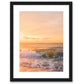 golden wave photograph black frame by Wright and Roam