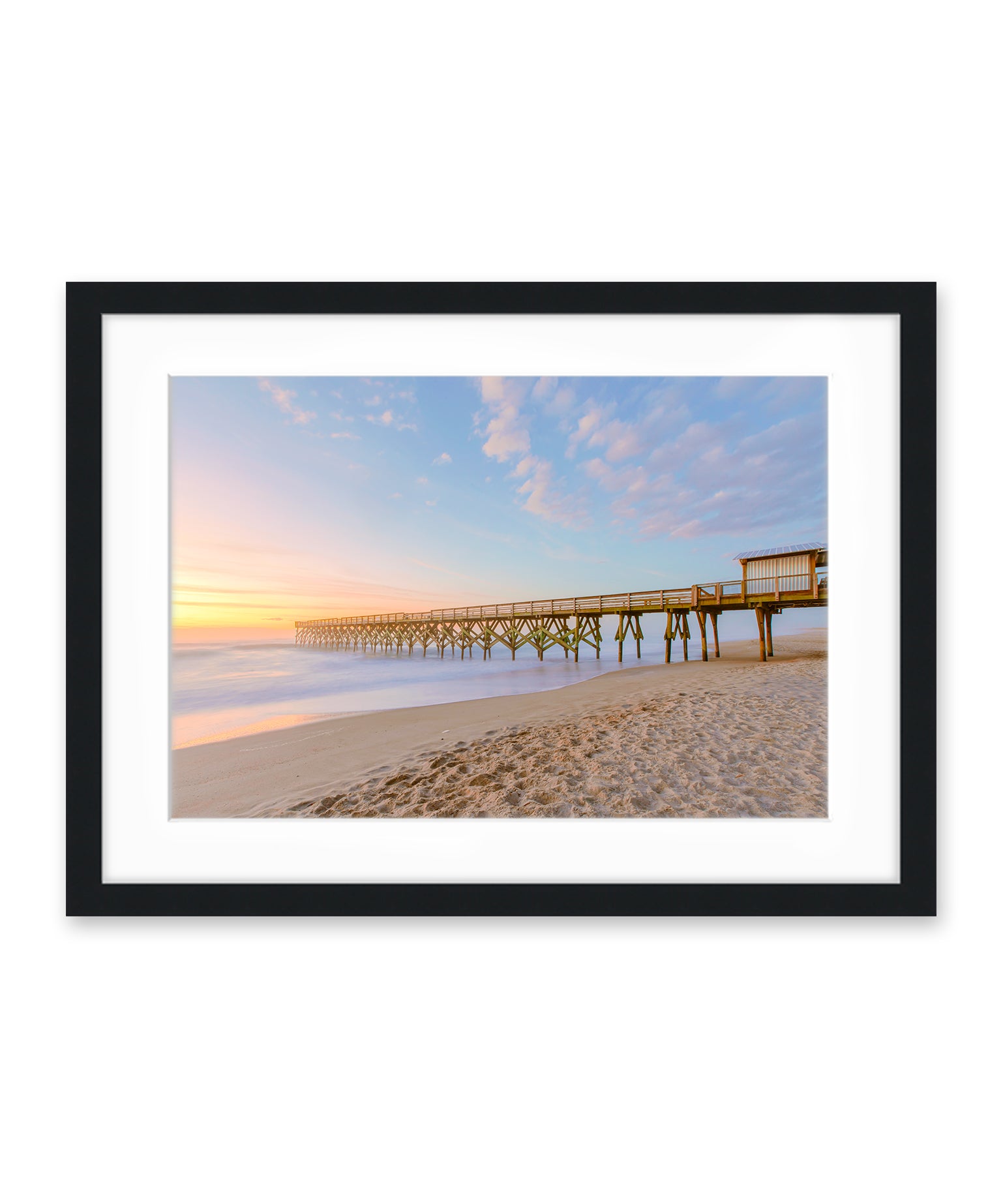 wrightsville beach photograph, framed beach print
