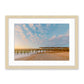 wood frame wrightsville beach sunrise pier photograph