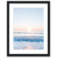 Pastel Blue Wrightsville Beach Photograph, Black Wood Frame by Wright and Roam