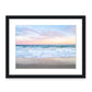 Blue Sunset Wrightsville Beach Print, Black Wood Frame By Wright and Roam